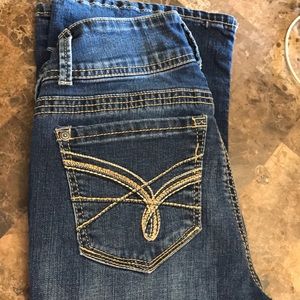 Wallflower size 3 bootcut blue jeans